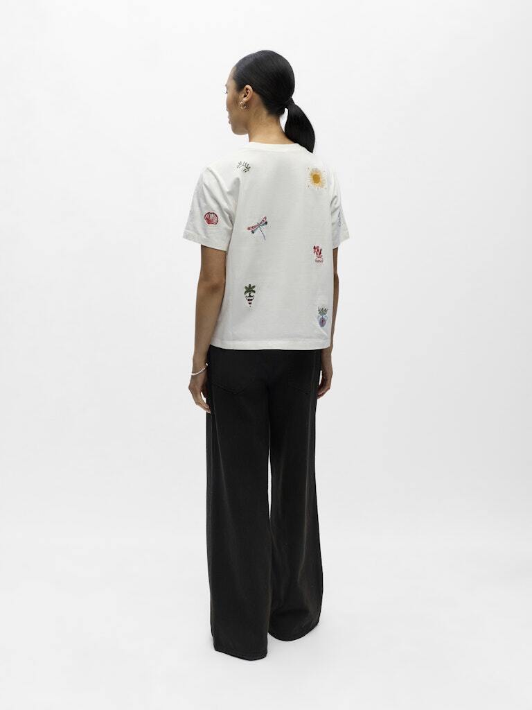 OBJECT T-SHIRT LUNAI CLOUD DANCER