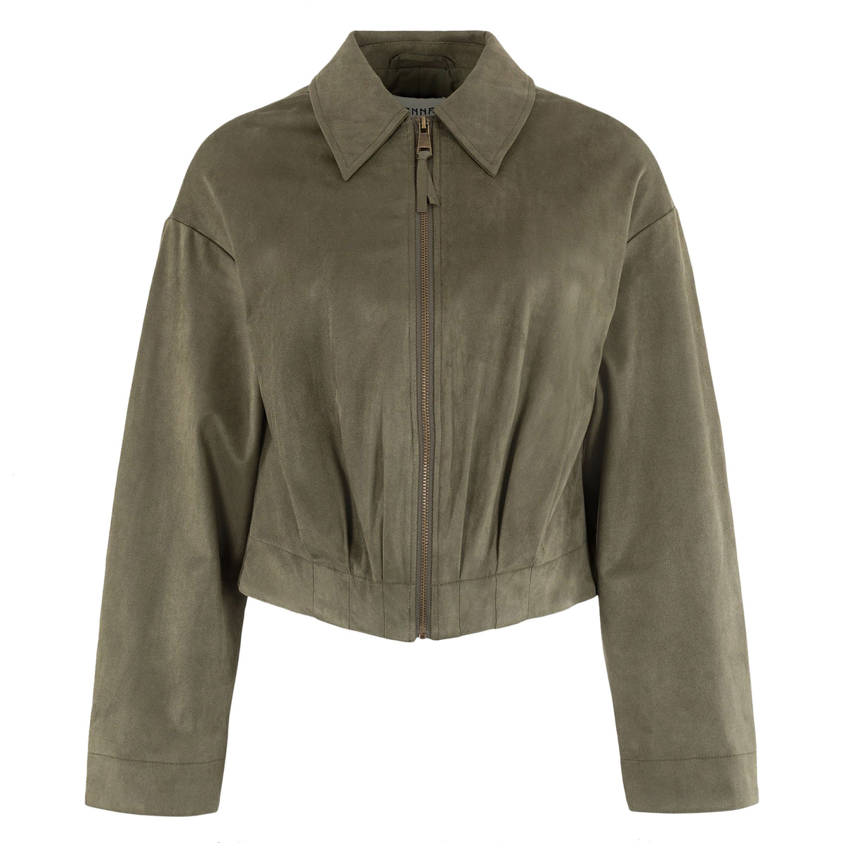 ANNA JACKET SUÉDELOOK KAKI