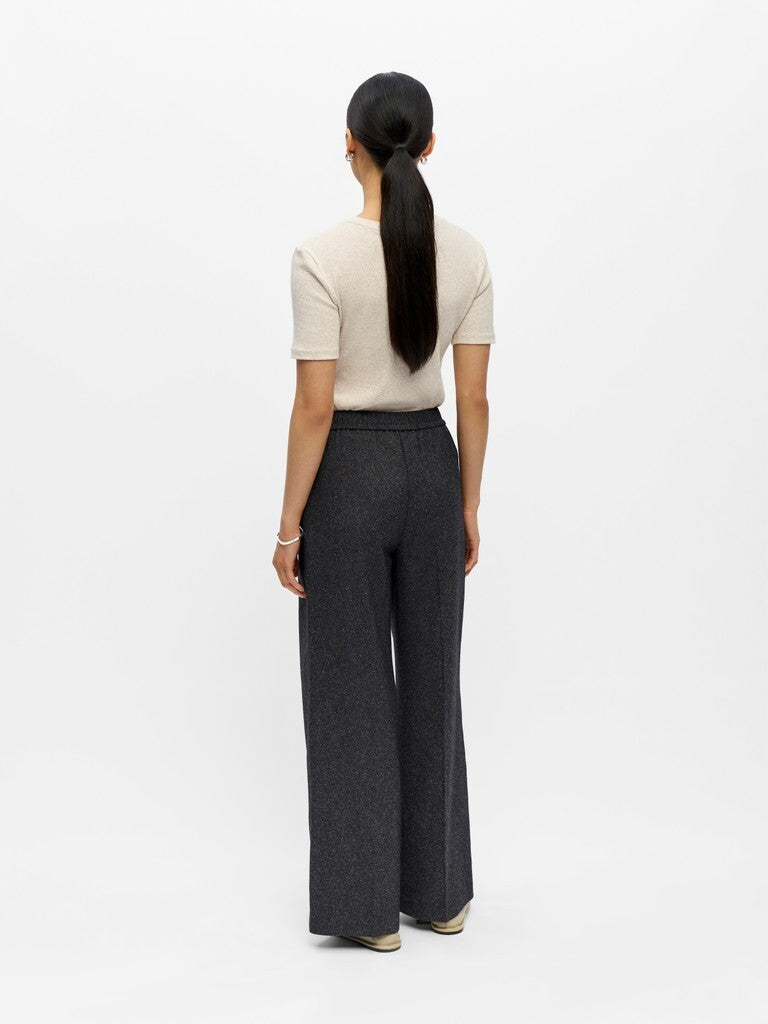OBJECT BROEK ELASTISCHE TAILLE ZWART