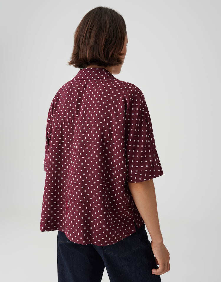 OPUS BLOUSE FARISE POLKADOT CHERRY JAM