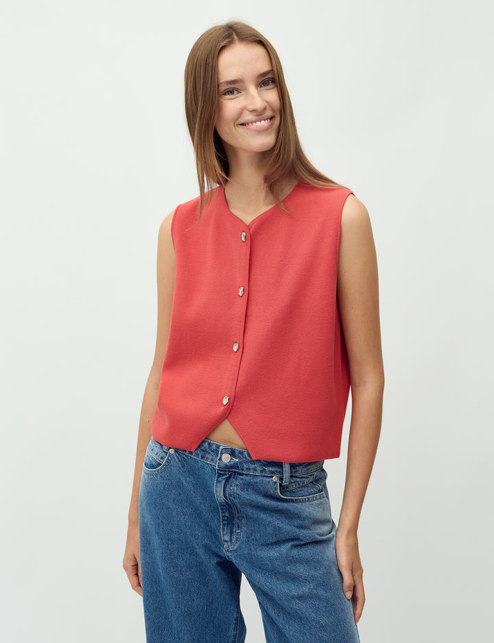 MBYM TOP BASIA RED CANDY