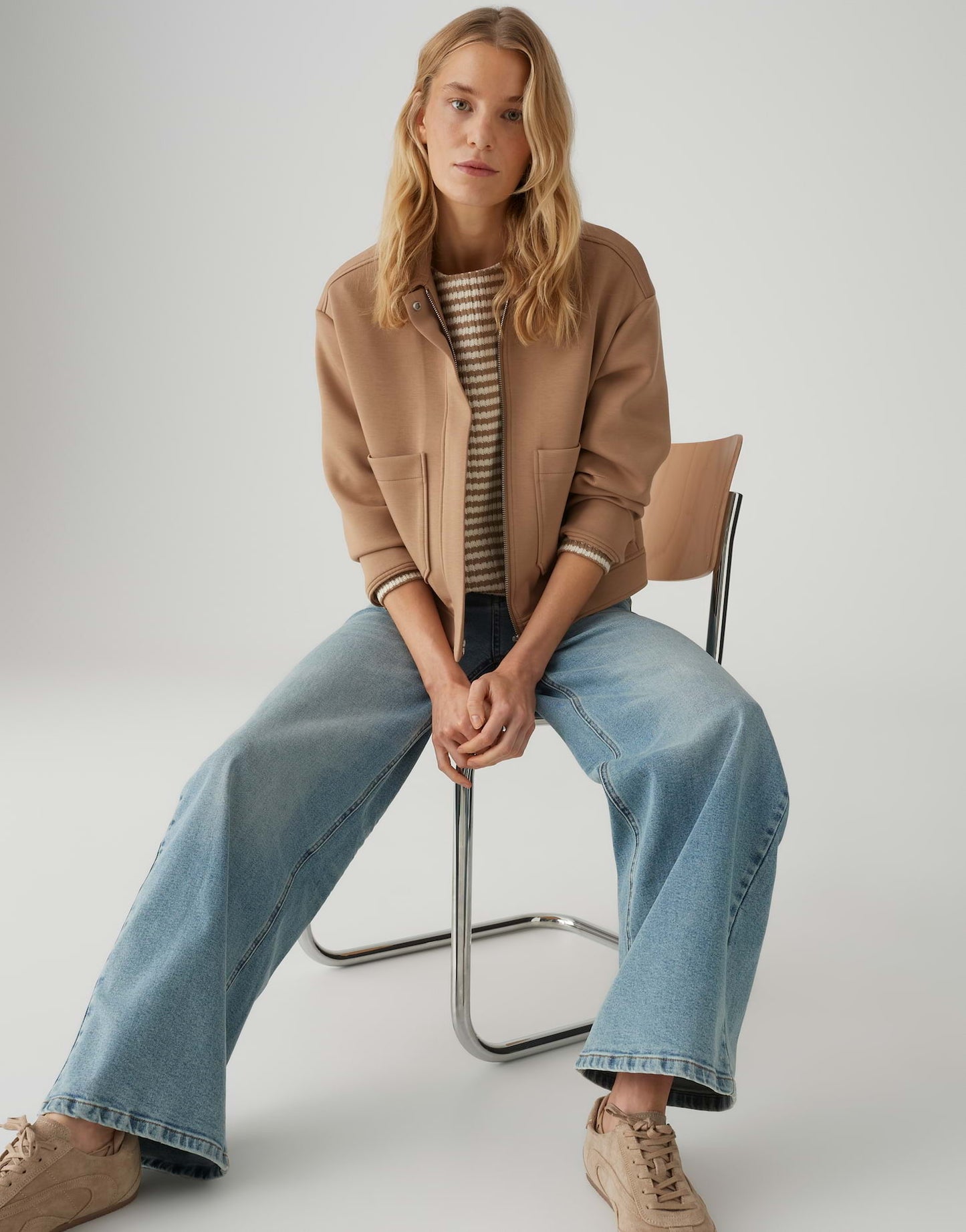 OPUS JEANS MIVA RETRO PALAZZO LIGHT RETRO BLUE