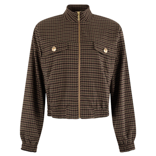 ANNA JACKET MET RUIT DARK GREEN CHECK