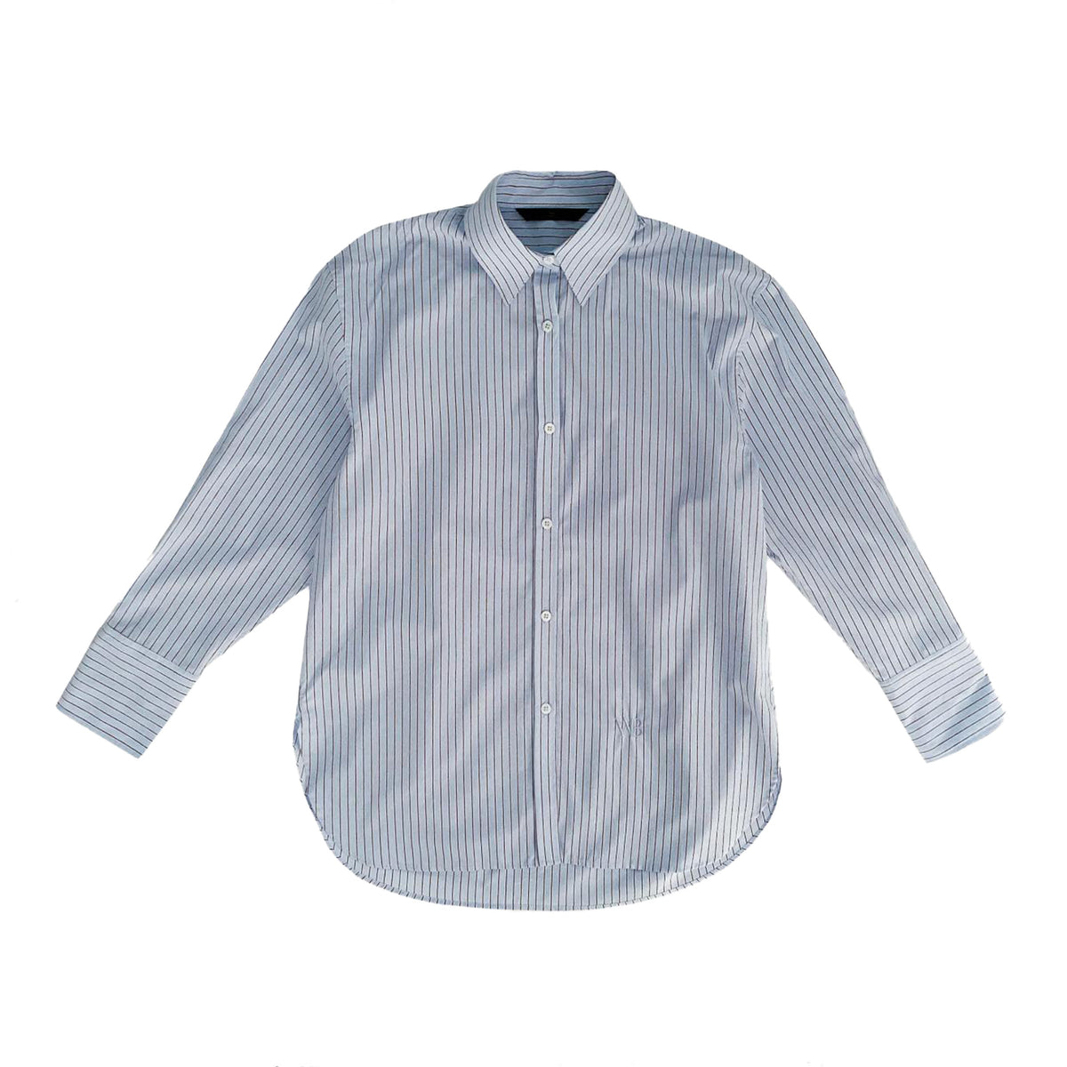 WITHBLACK BLOUSE NOA TRUE BLUE STRIPE