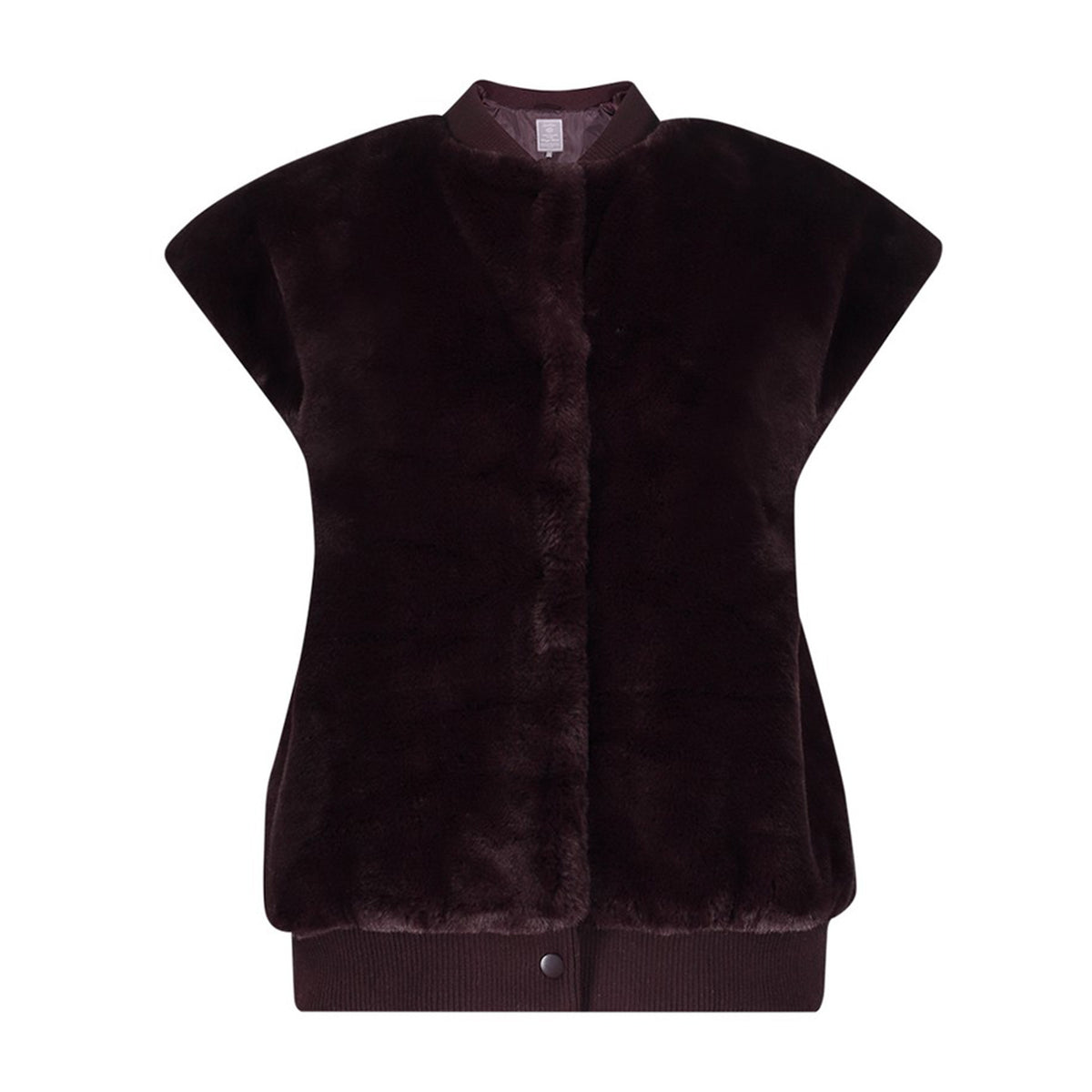 GEISHA GILET BURGUNDY