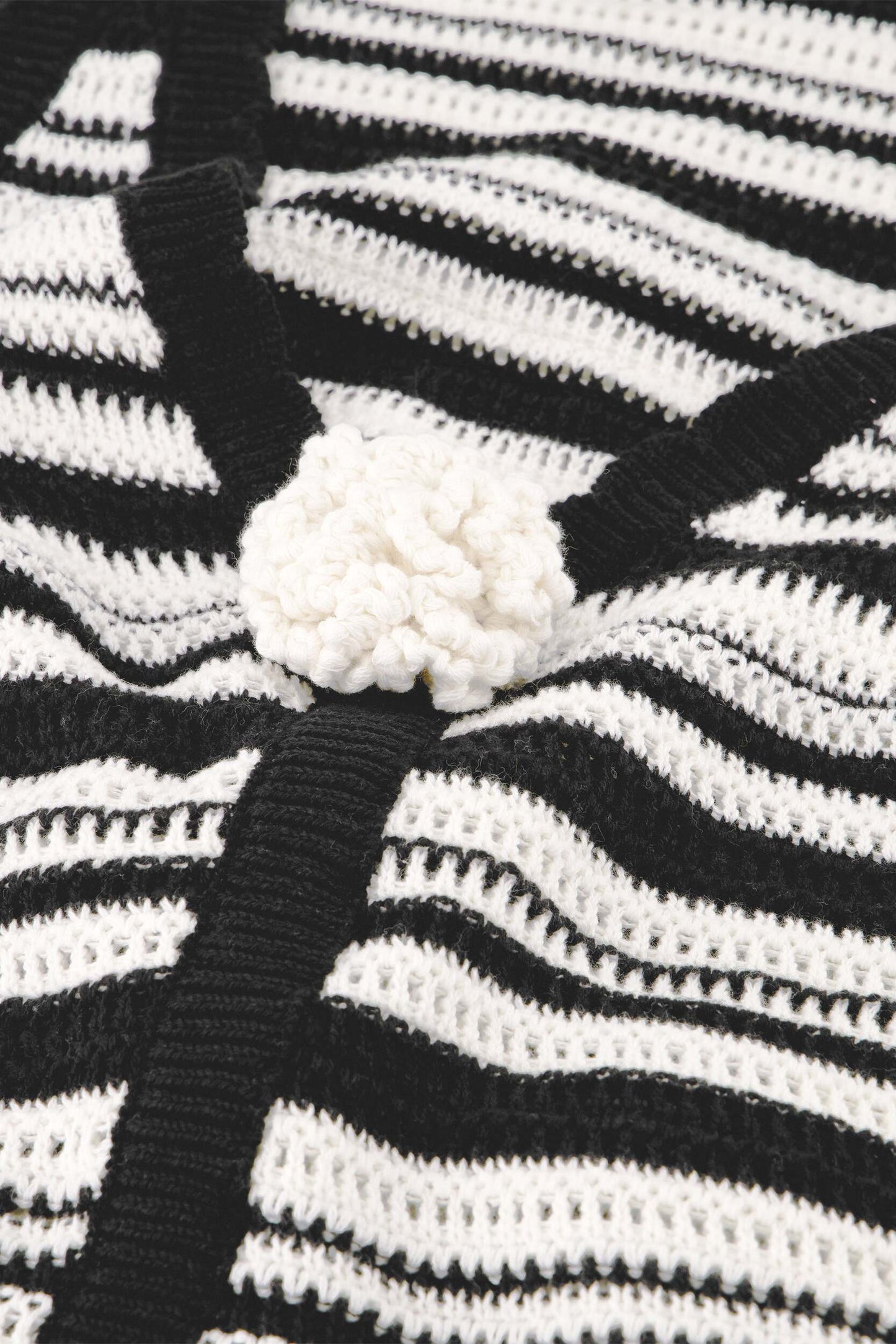 FABIENNE CHAPOT TOP PAULINA OFF-WHITE/BLACK
