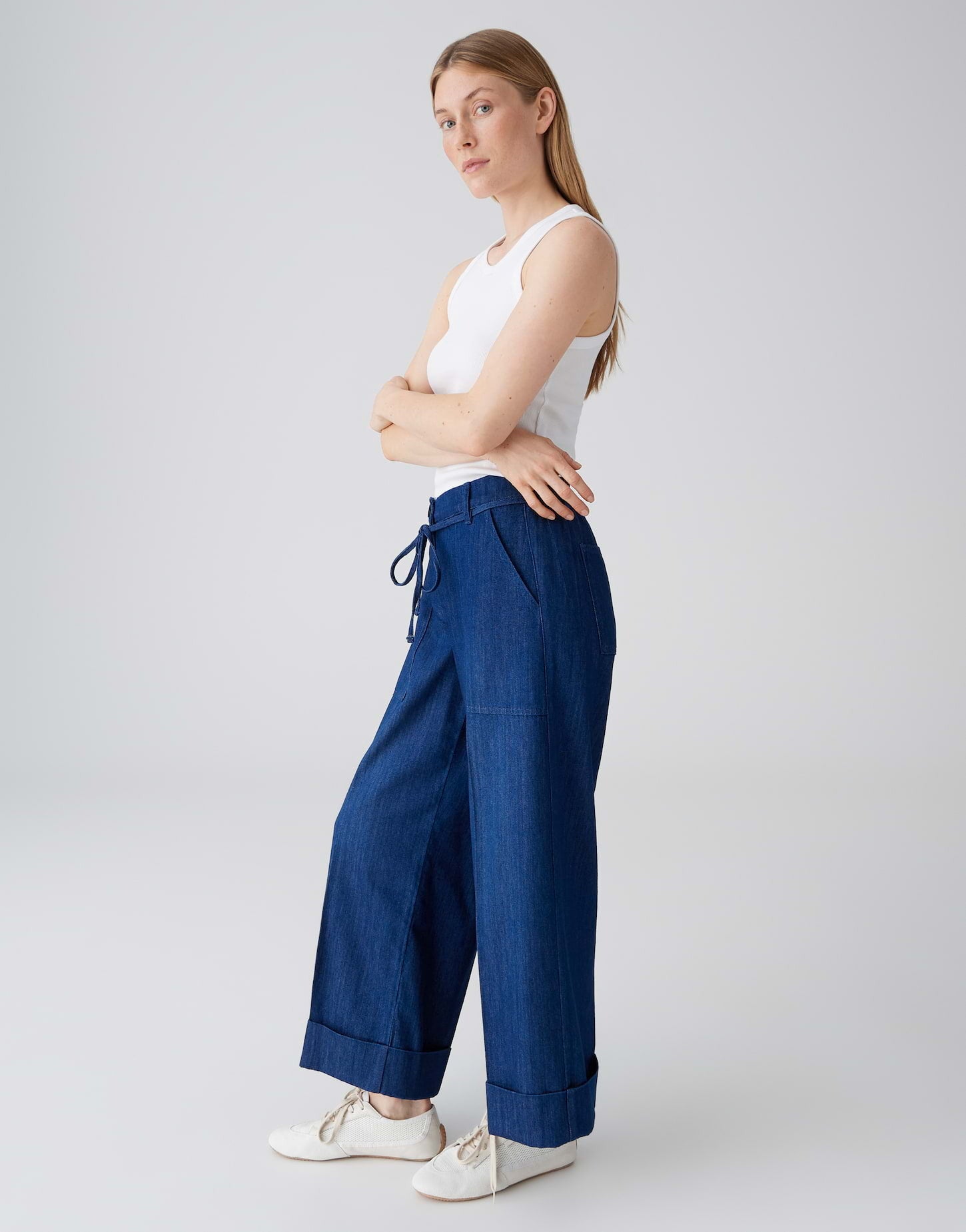 OPUS JEANS MEERI JOY MID DEEP BLUE