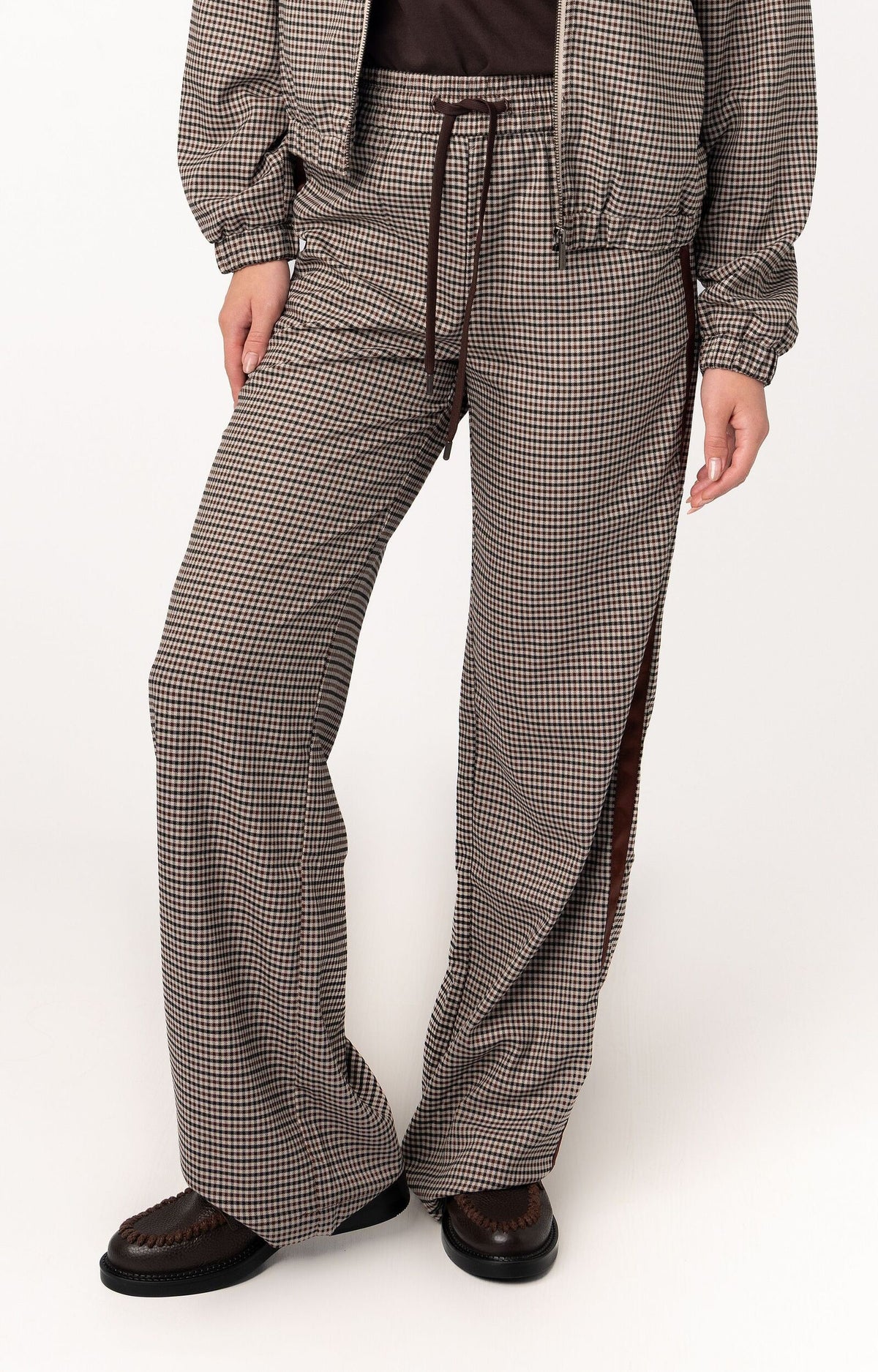 ANNA BLUE BROEK HOBEYLY BRUIN