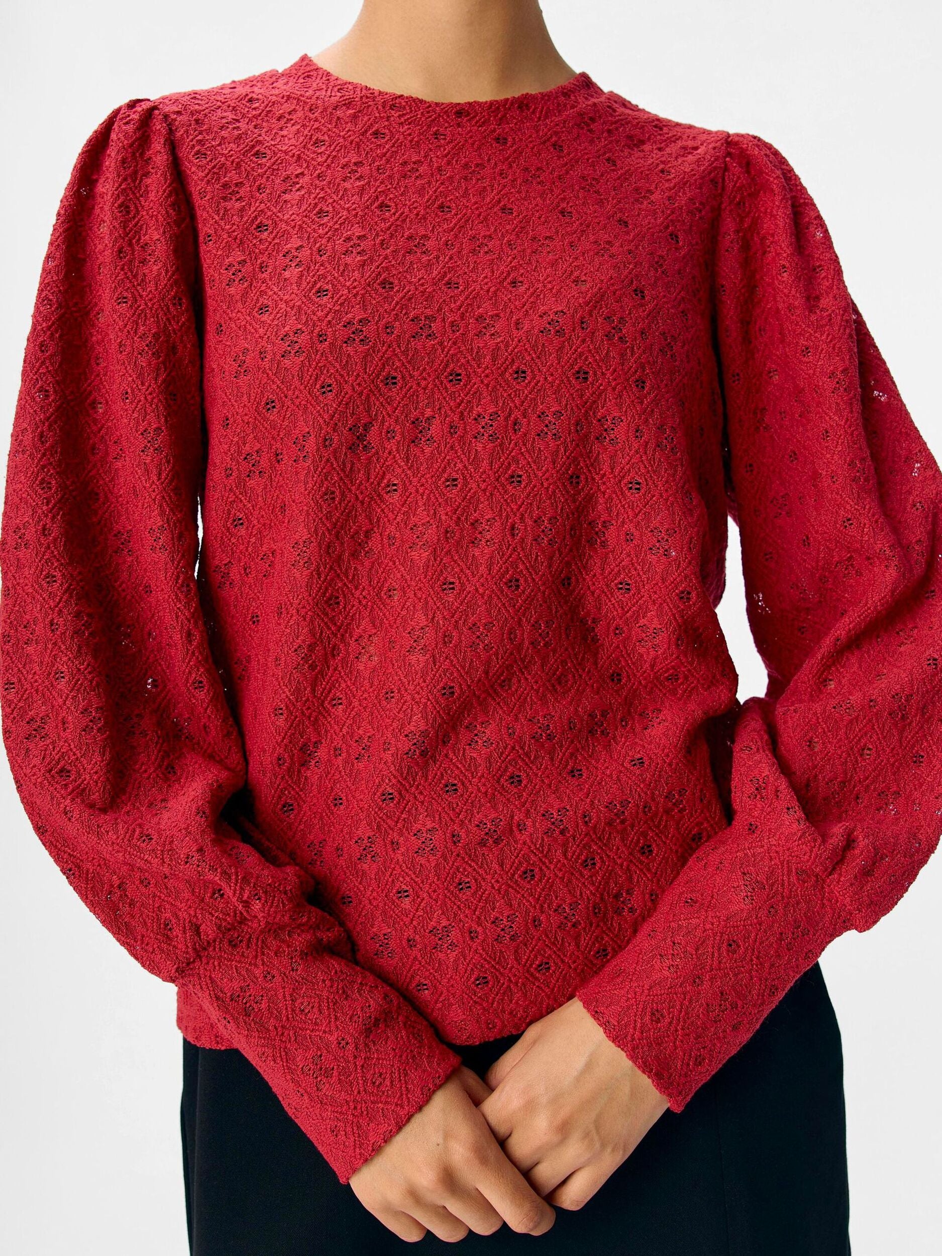 OBJECT SHIRT LAILA KARANDA RED