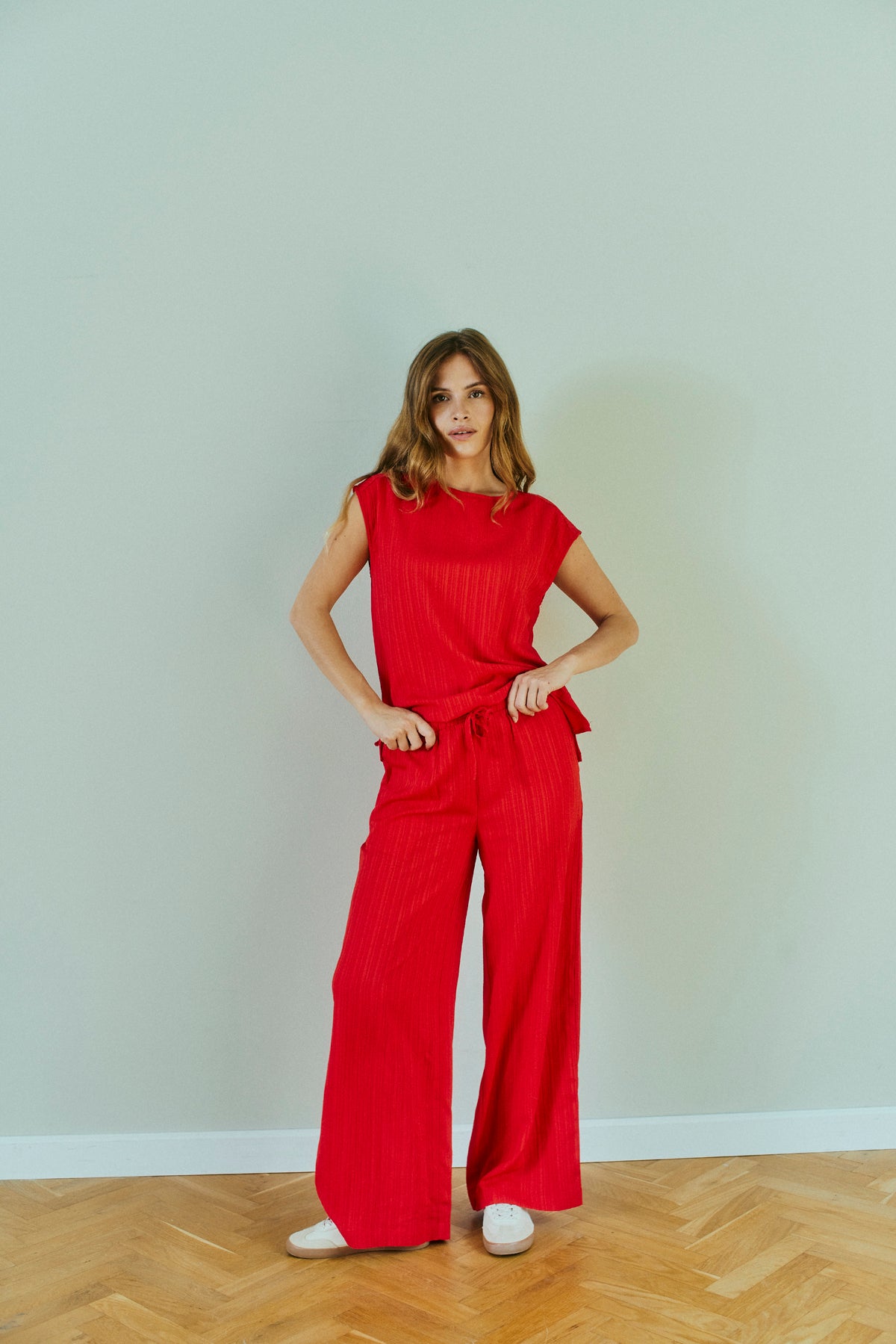 FREEQUENT BROEK VALSE TRUE RED
