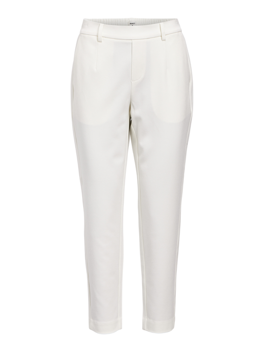 OBJECT BROEK LISA SLIM CLOUD DANCER