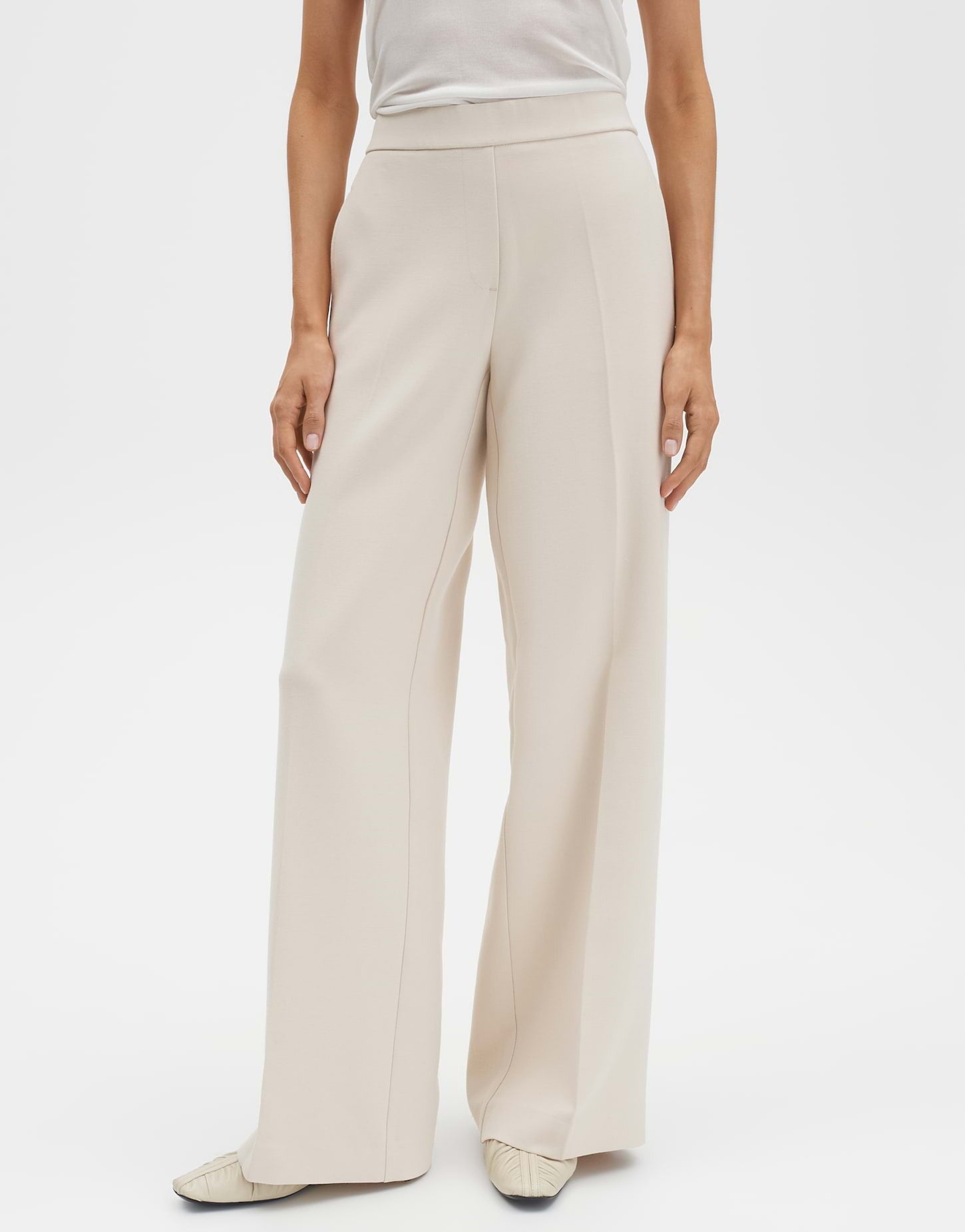 SOMEDAY BROEK CHARLIE PALAZZO EASE NATURAL GLAZE