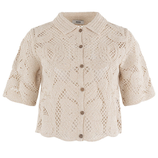 ANNA BLOUSE GEHAAKT CREAM