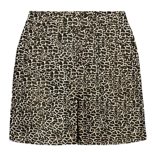 OBJECT SHORT ALBA HUMUS/LEOPARD