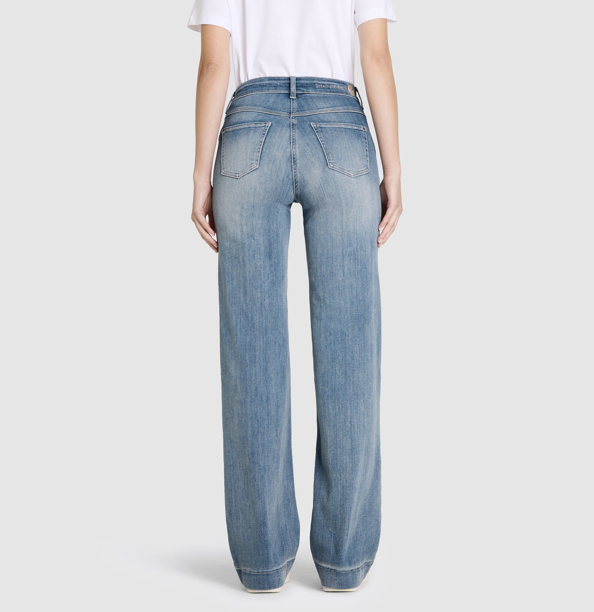 MAC JEANS DREAM WIDE AUTHENTIC SKY BLUE WASH