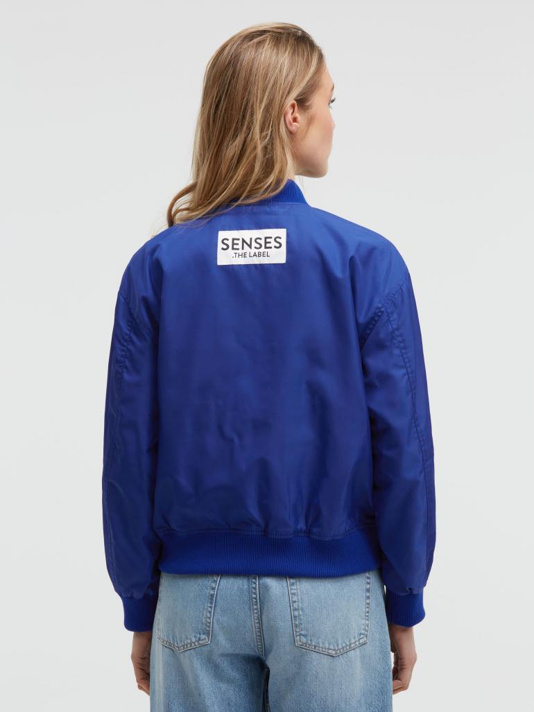 SENSES THE LABEL BOMBERJACKET BRIGHT BLUE