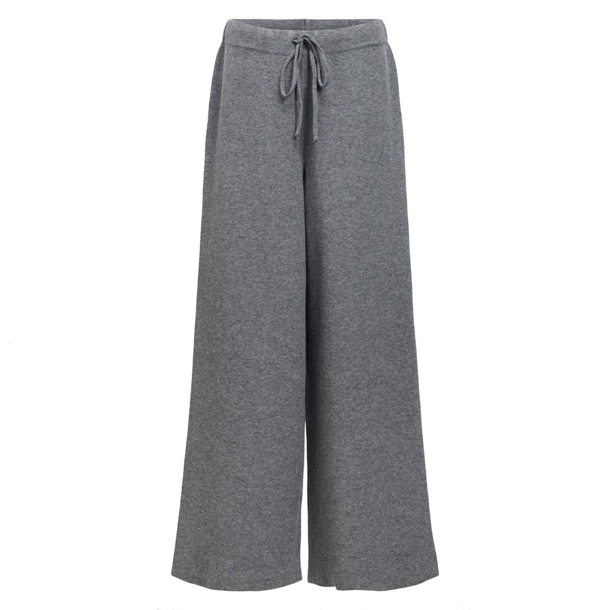 OBJECT BROEK KNIT MEDIUM GREY MELANGE 