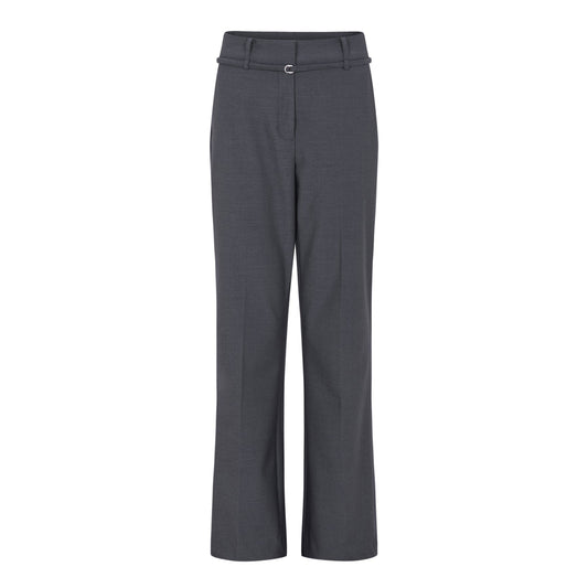 SOFT REBELS BROEK FINLEY DARK GREY MELANGE 