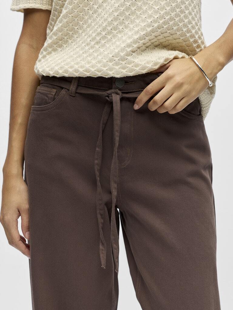 OBJECT JEANS ROSIE WIDE SEAL BROWN