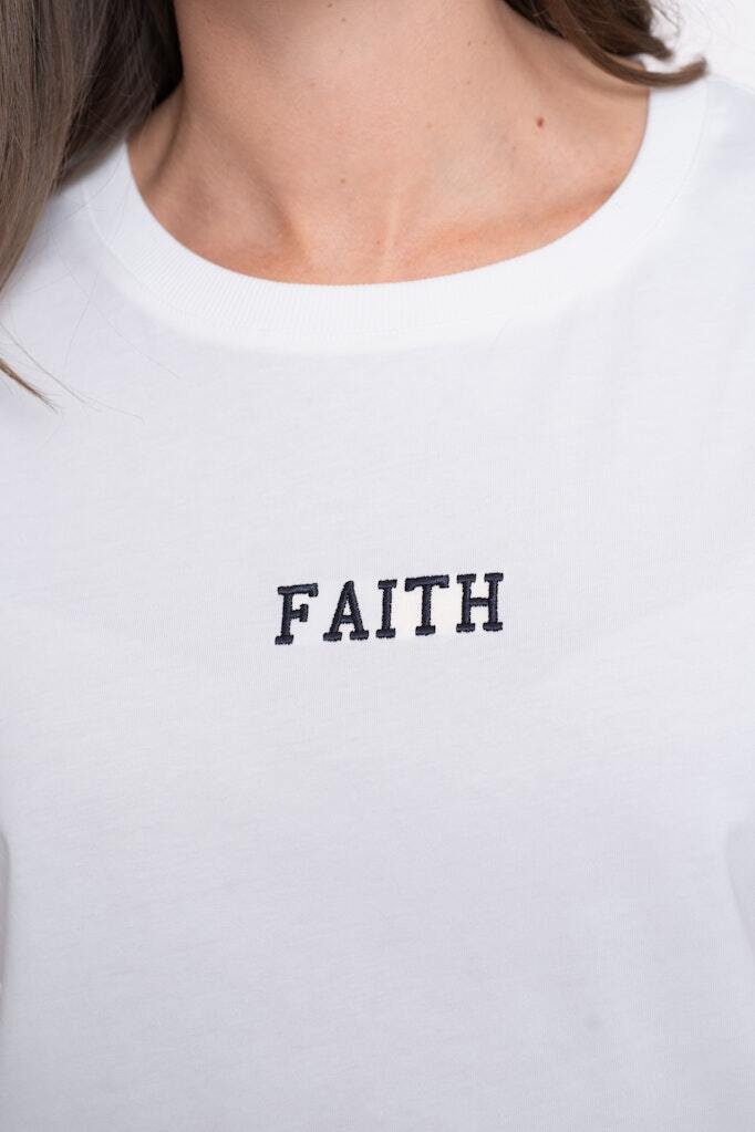 GEISHA T-SHIRT FAITH OFF-WHITE