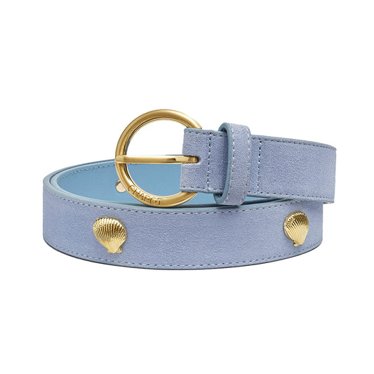 FABIENNE CHAPOT RIEM STUDDED SHELL POOL BLUE