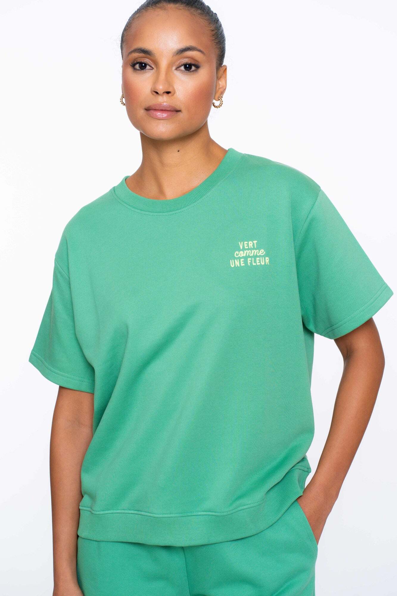 GEISHA SWEATER VERT SAGE