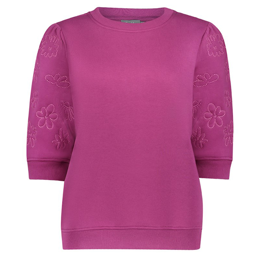 GEISHA SWEATER FLOWERS CYCLAME 