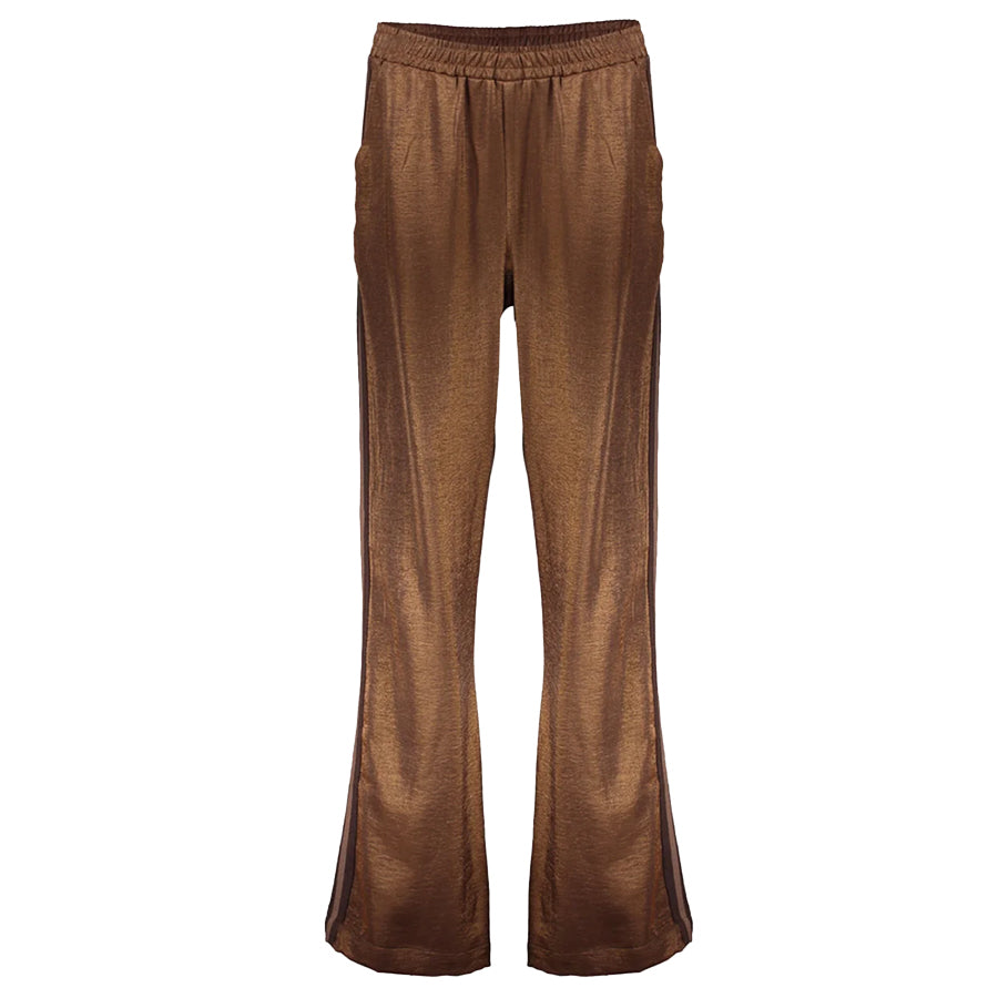 GEISHA BROEK SHINE SIDE STRIPE BRONZE