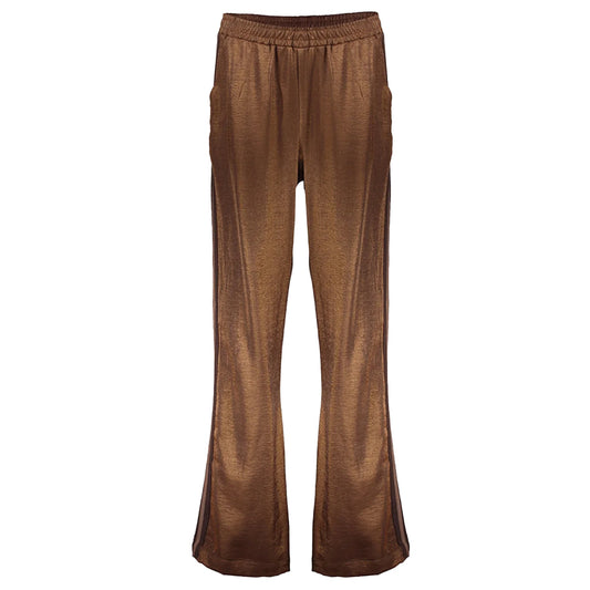 GEISHA BROEK SHINE SIDE STRIPE BRONZE