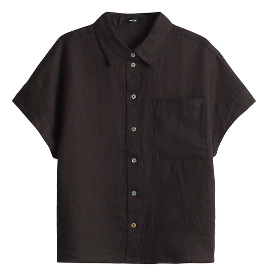 OPUS BLOUSE FELISA MIDNIGHT BROWN