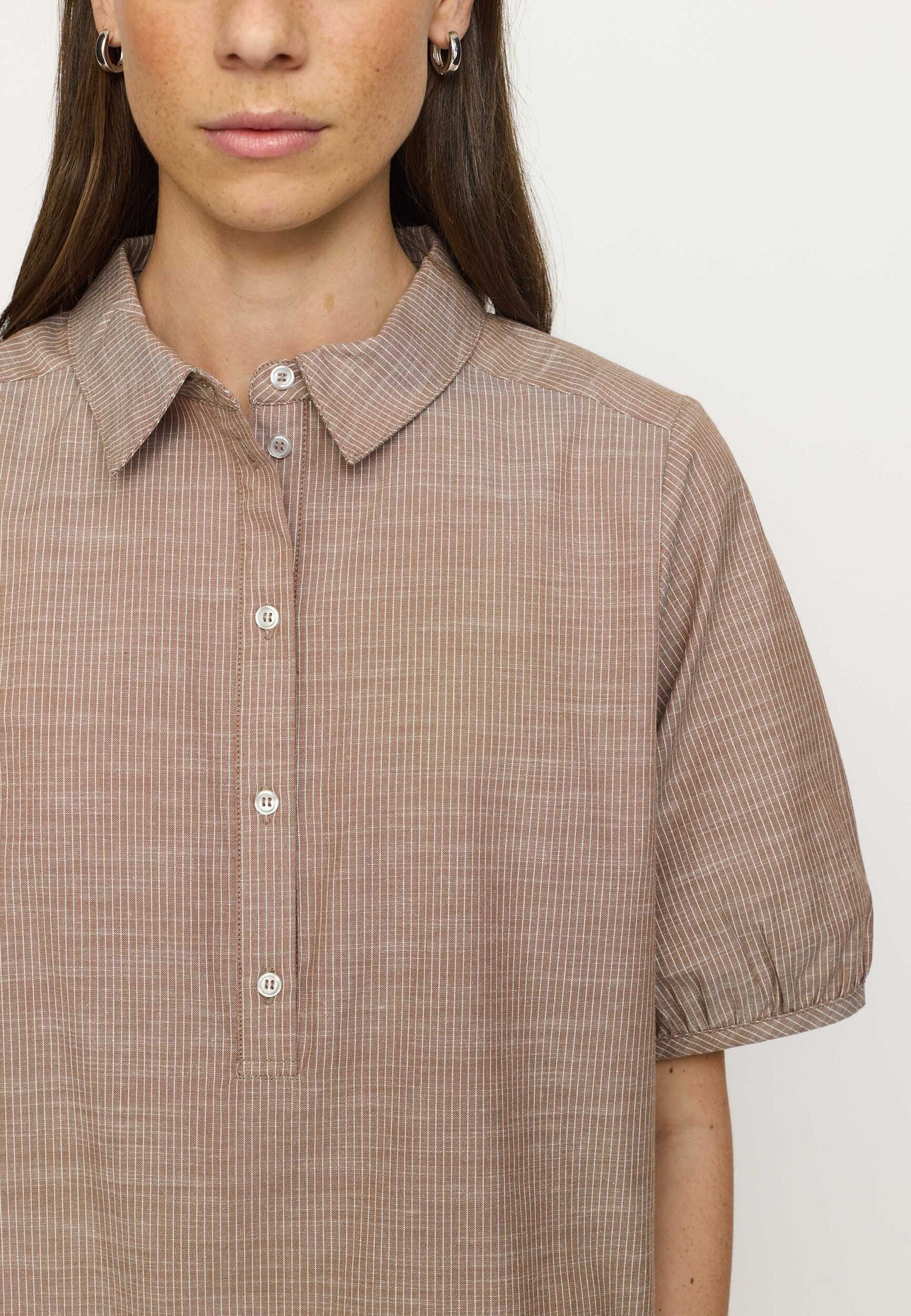 SOFT REBELS BLOUSE EBBI BISON