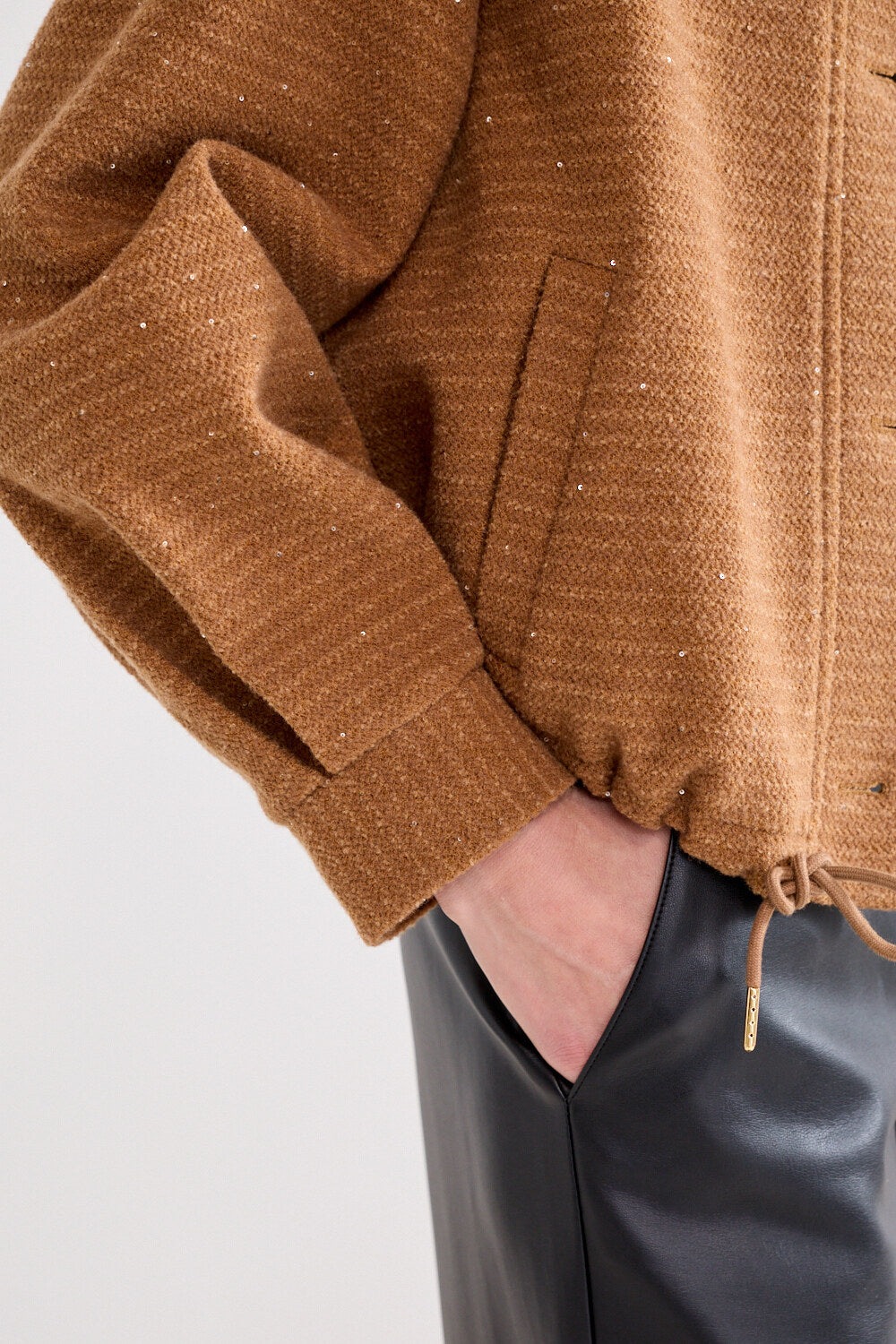 TRAMONTANA JACKET FANCY BOUCLÉ CINNAMON
