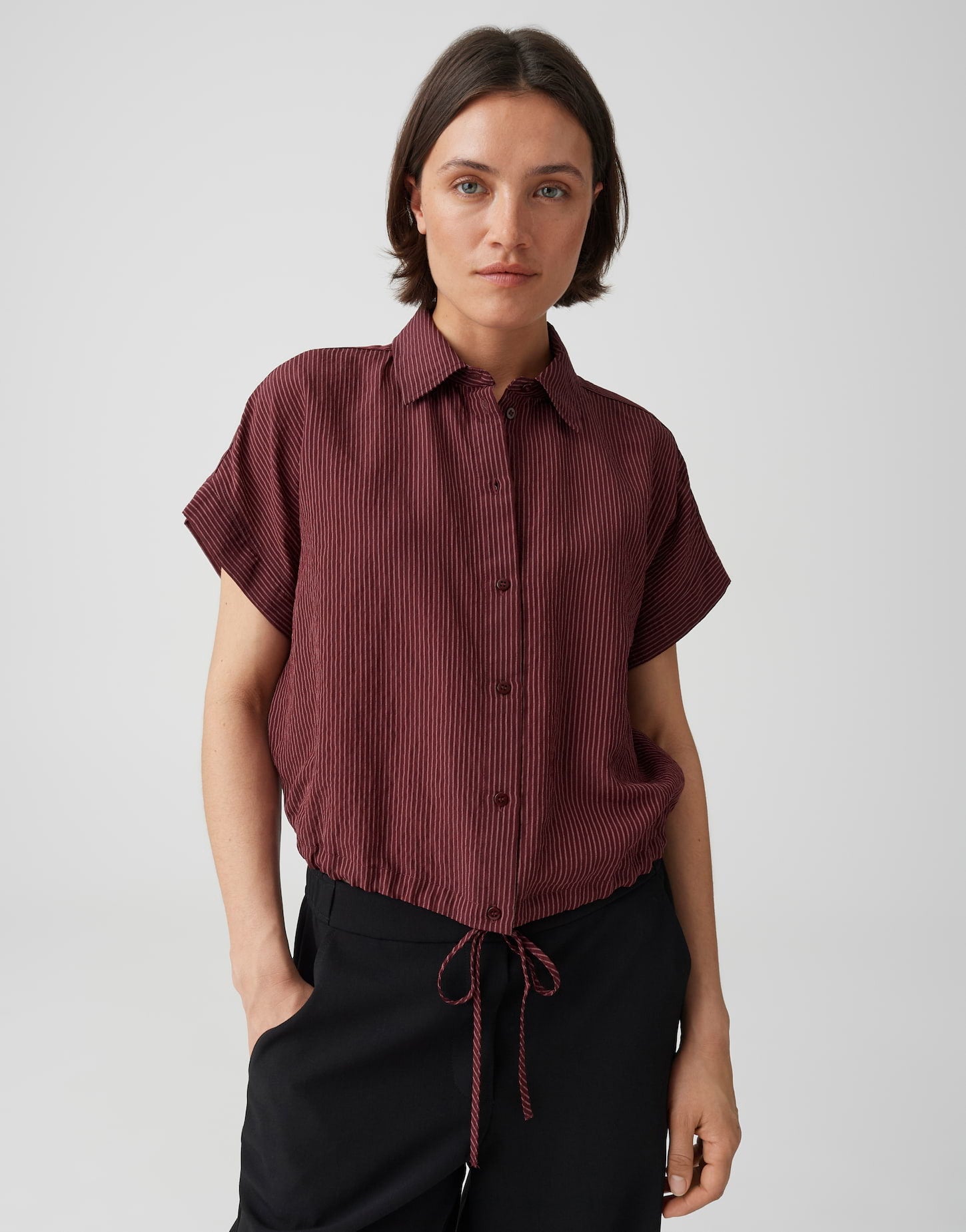 OPUS BLOUSE FLANETA CHERRY JAM
