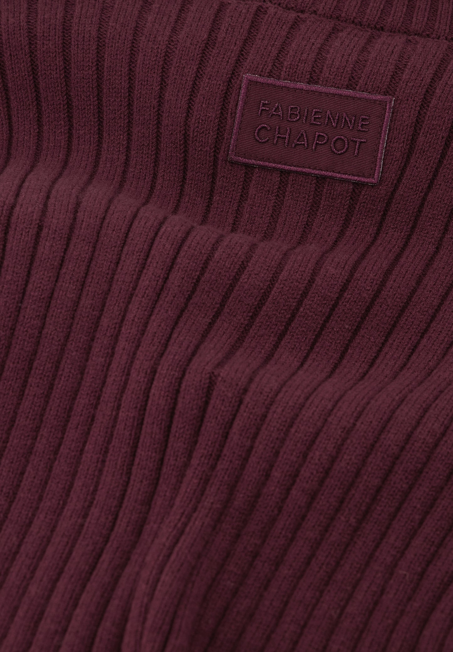 FABIENNE CHAPOT VEST VESTA DEEP BURGUNDY