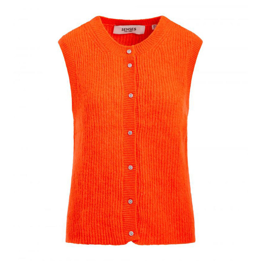 SENSES THE LABEL SPENCER KNIT VOLT ORANGE 