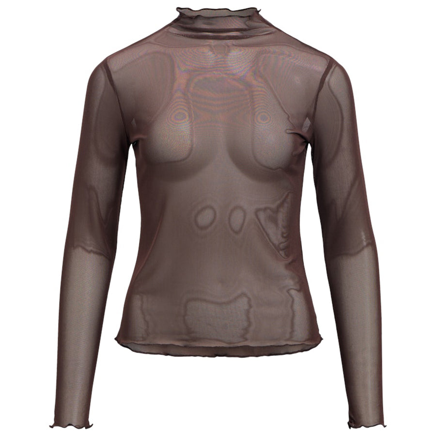 OBJECT TOP NELA SEAL BROWN