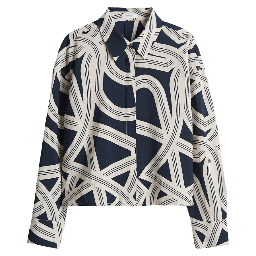 OPUS BLOUSE FAMENA LANE COAL BLUE