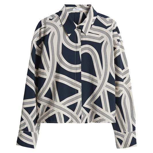 OPUS BLOUSE FAMENA LANE COAL BLUE