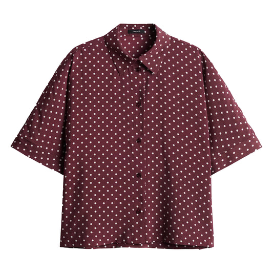 OPUS BLOUSE FARISE POLKADOT CHERRY JAM