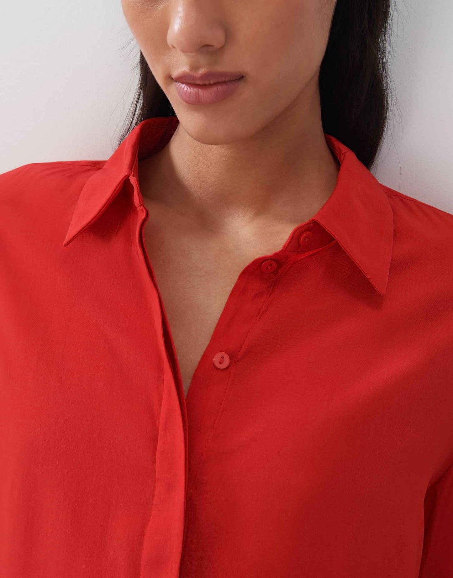 SOMEDAY BLOUSE ZISANJA VIBRANT RED