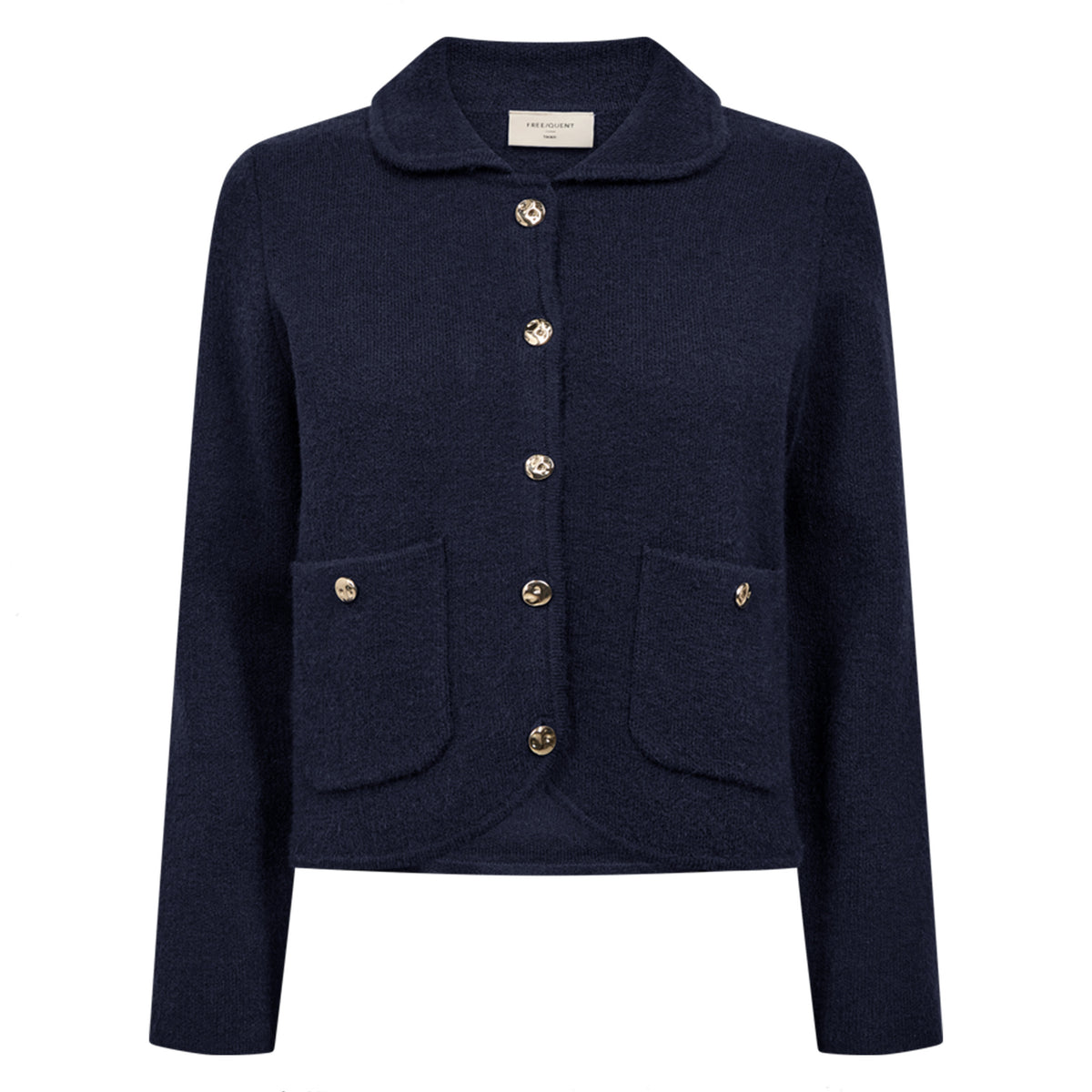 FREEQUENT VEST ZANA NAVY BLAZER