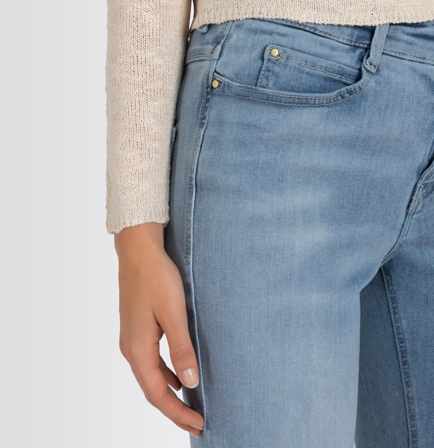 MAC JEANS DREAM BOOT AUTHENTIC D215 SUMMER BLUE CLOUDS
