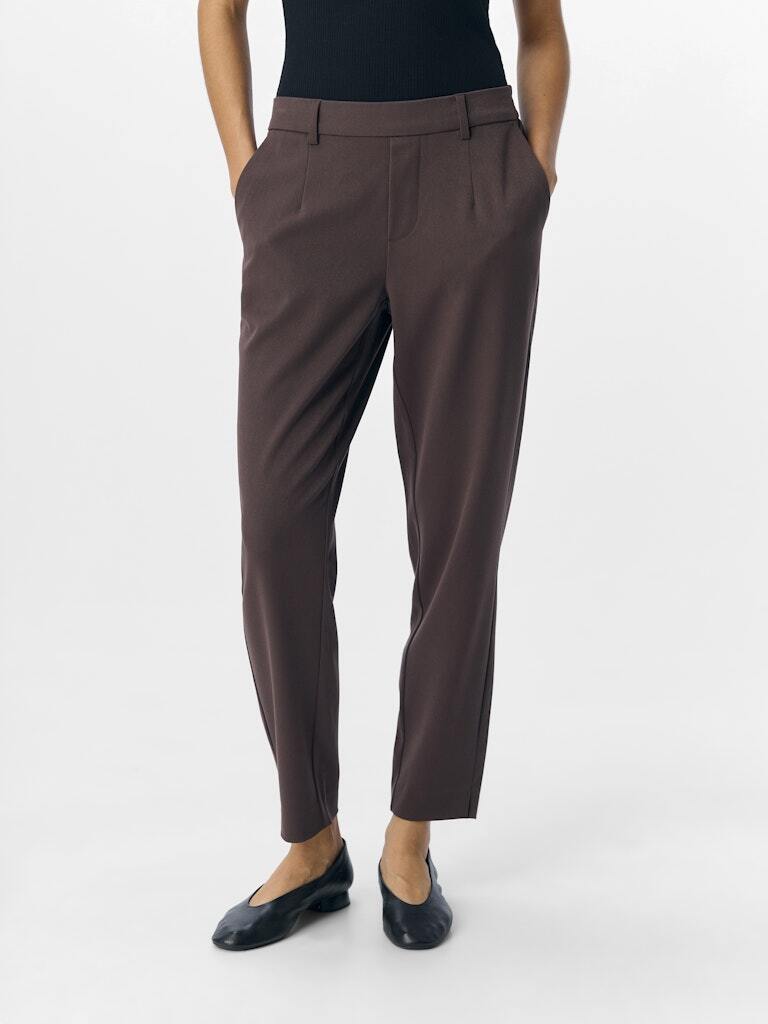 OBJECT BROEK LISA SLIM SEAL BROWN