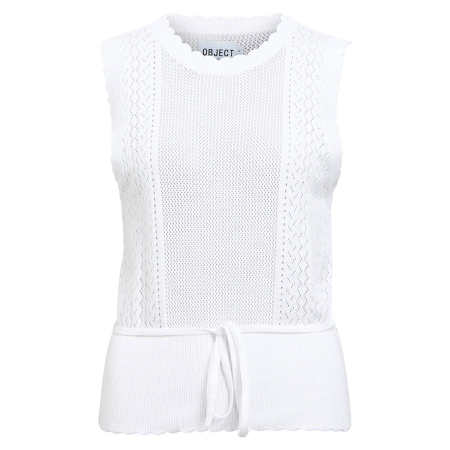 OBJECT TOP JEANY WHITE