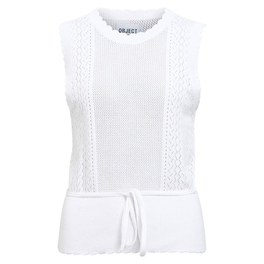OBJECT TOP JEANY WHITE