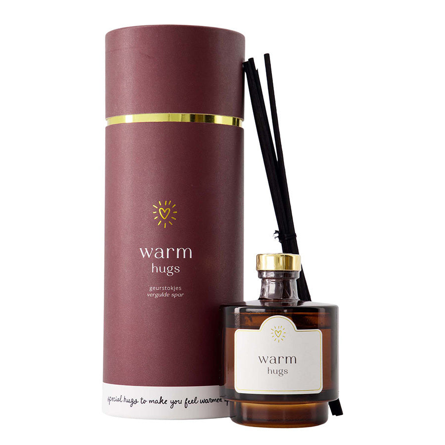 ZUSSS GEURSTOKJES IN KOKER WARM HUGS DONKERROOD