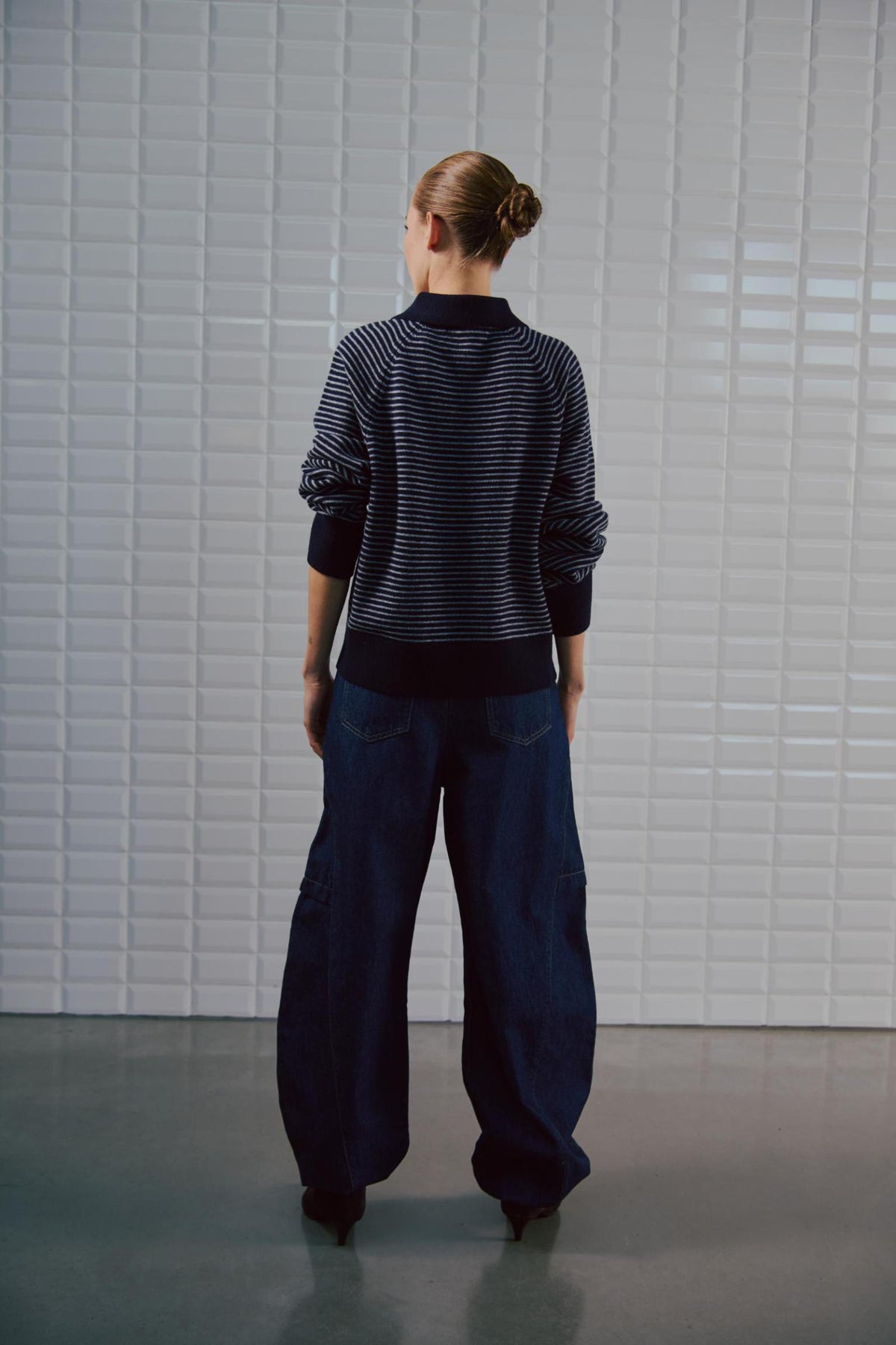 WITHBLACK TRUI MONROE NAVY/GREY STRIPE
