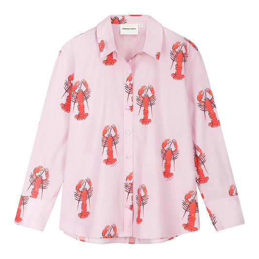 FABIENNE CHAPOT BLOUSE TONY CHERRY BLOSSOM/TANGERINE TANGO