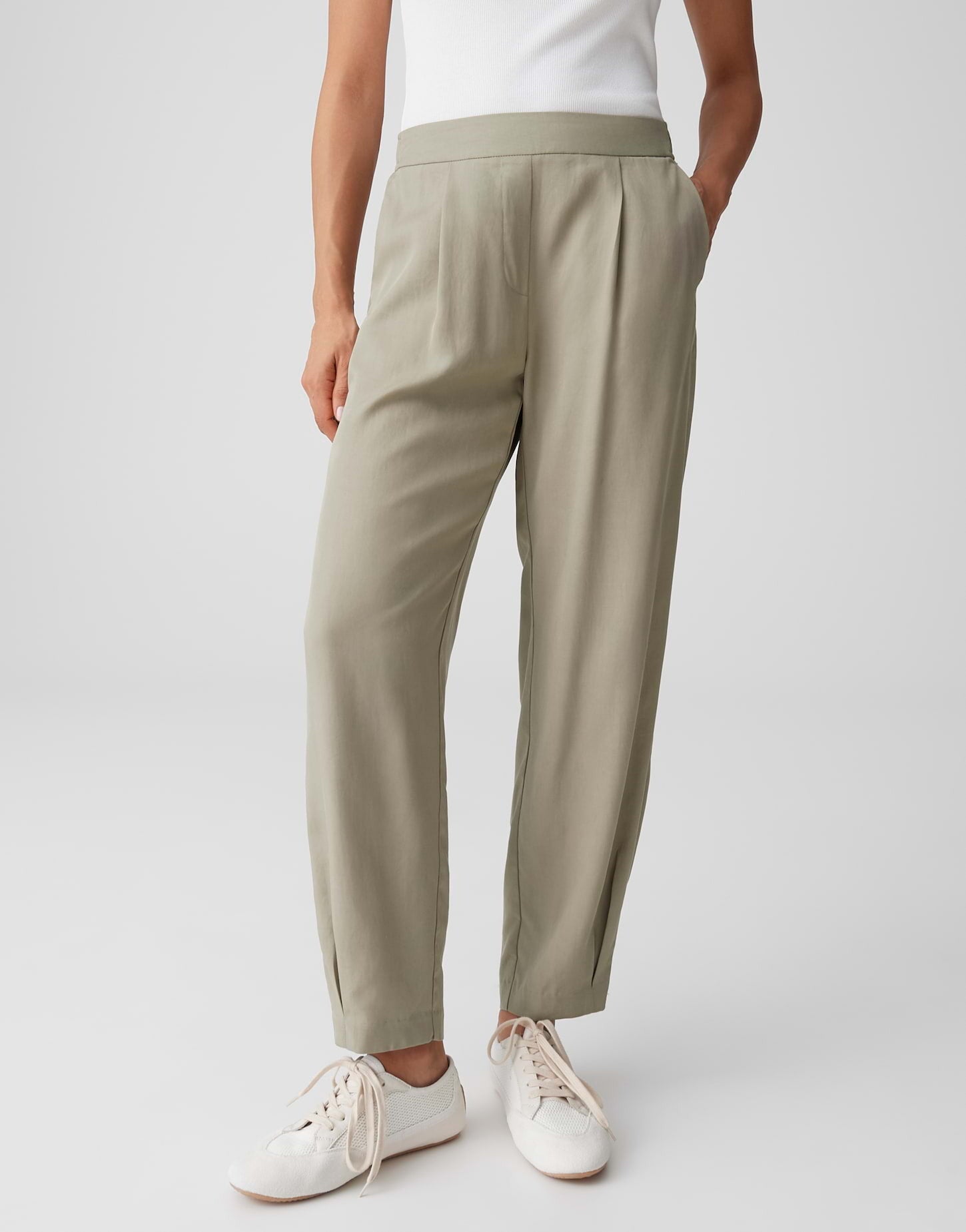 OPUS BROEK MYHA AIRY PALE OLIVE