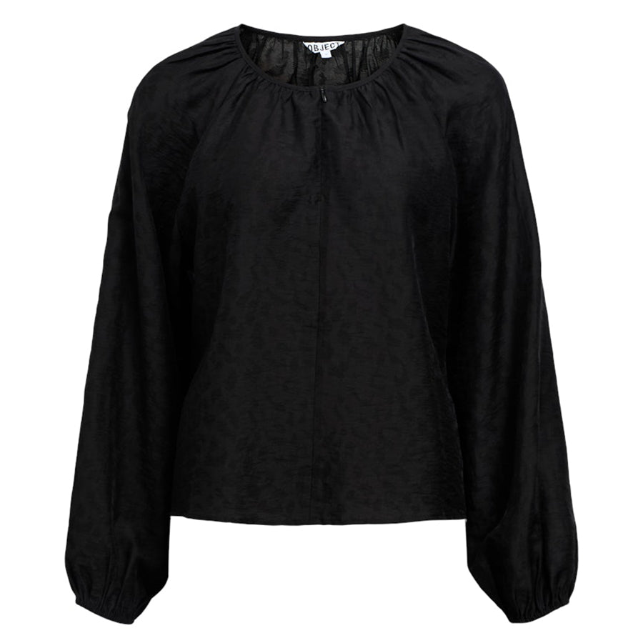 OBJECT BLOUSE TRUE BLACK